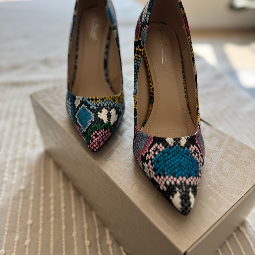 Colorful Patterned Women's Heels - Picture 1 of 3